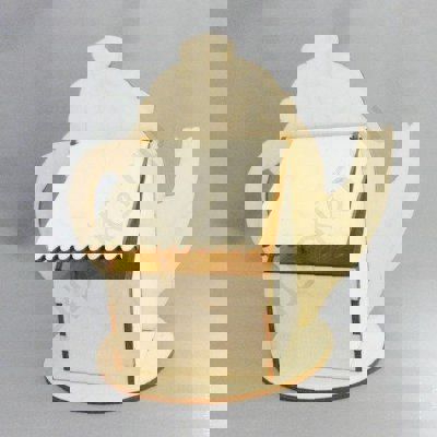 طرح جعبه چای به شکل قوری مناسب برای استفاده در دستگاه های cnc چوب و cnc لیزر - laser cut teapot shaped tea box cdr file