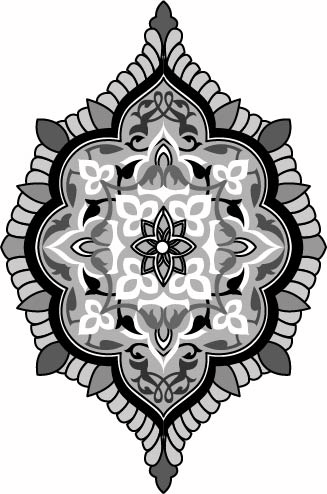 طرح فایل وکتور تزئینات اسلامی مناسب برای استفاده در دستگاه های cnc چوب و cnc لیزر - islamic ornament vector ai file