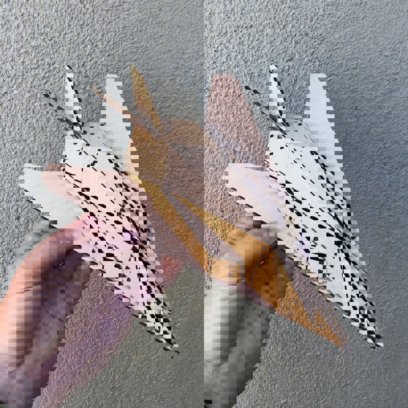 طرح پازل سه بعدی هواپیمای لاکهید اف ۱۱۷ نایت هاوک مناسب برای استفاده در دستگاه های cnc چوب و cnc لیزر - laser cut lockheed f 117 nighthawk 3d puzzle svg file