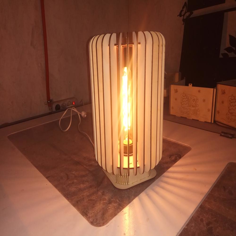 طرح لامپ مناسب برای استفاده در دستگاه های cnc چوب و cnc لیزر - laser cut lamp template cdr file