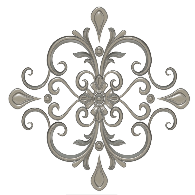 طرح گل رایگان برای روتر cnc مناسب برای استفاده در دستگاه های cnc چوب و cnc لیزر - free flower stl file for cnc router stl file