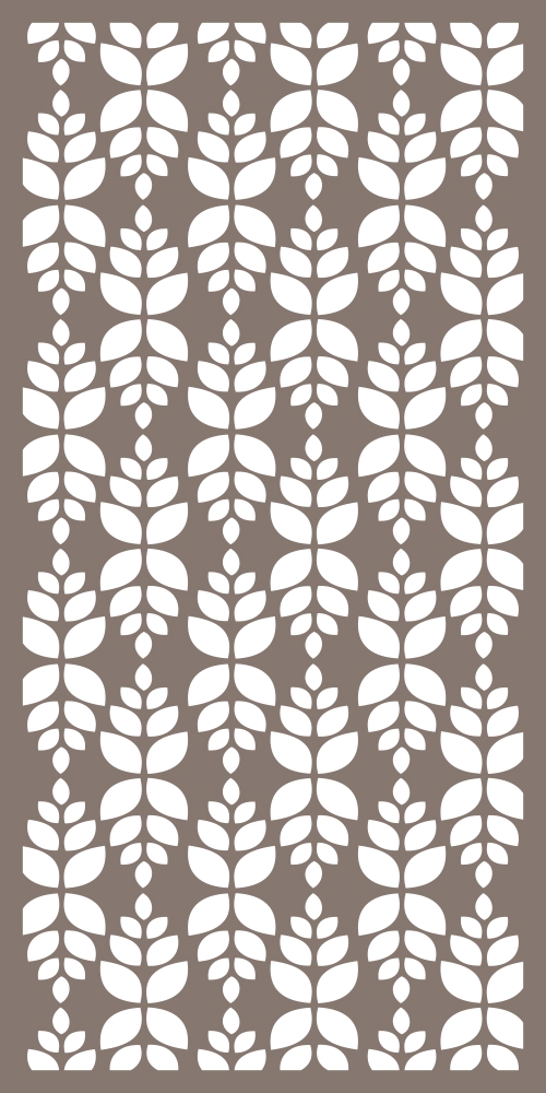 طرح فایل کورل cdr با طرح وکتور پرده تزئینی مناسب برای استفاده در دستگاه های cnc چوب و cnc لیزر - decorative screen pattern vector cdr file