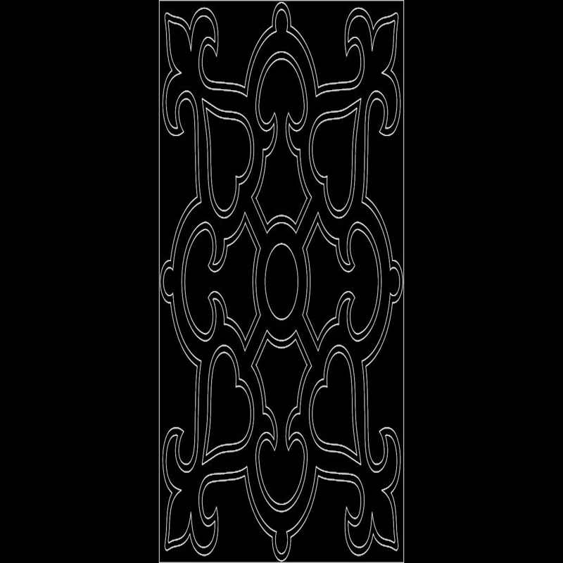 طرح 0814 مناسب برای استفاده در دستگاه های cnc چوب و cnc لیزر - design 0814 dxf file