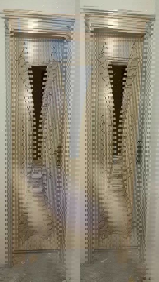 طرح درب لیک نخبه مبلمان سی ان سی مناسب برای استفاده در دستگاه های cnc چوب و cnc لیزر - Design and vector for CNC machine