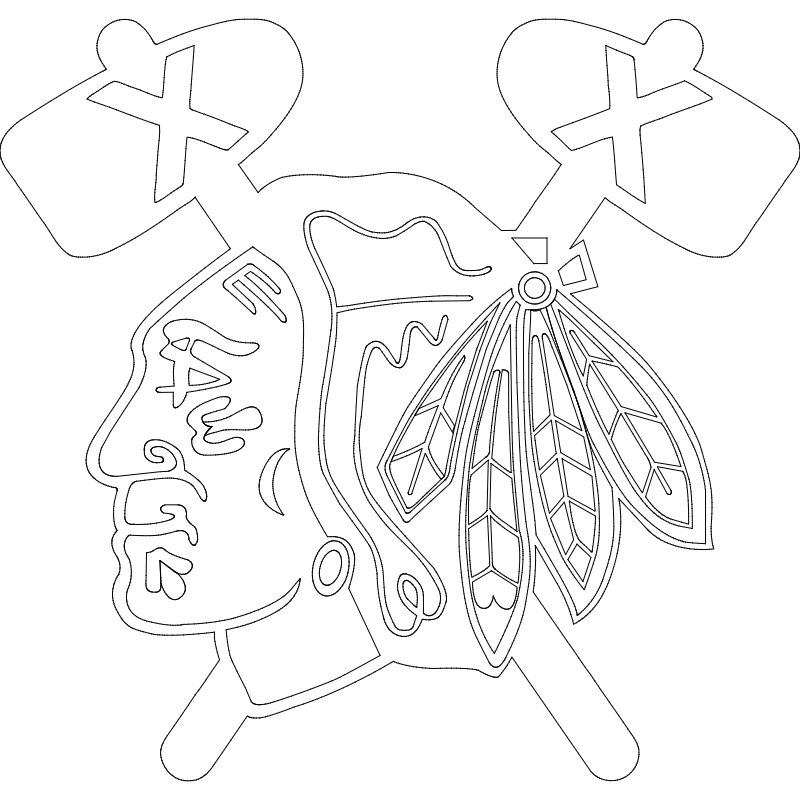 طرح بلک هاوک r1 مناسب برای استفاده در دستگاه های cnc چوب و cnc لیزر - black hawk r1 dxf file