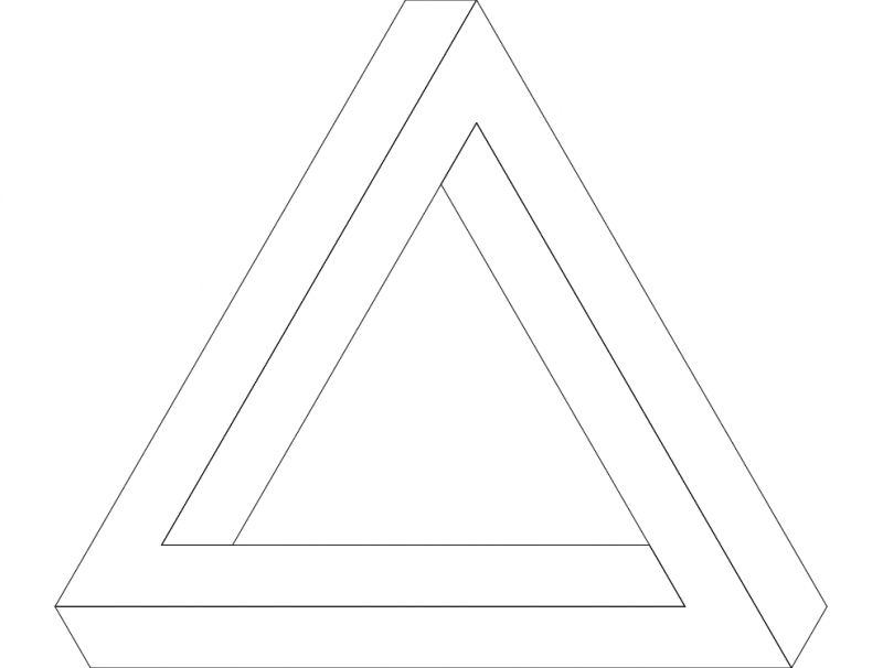 طرح ترانگل مناسب برای استفاده در دستگاه های cnc چوب و cnc لیزر - treangle dxf file