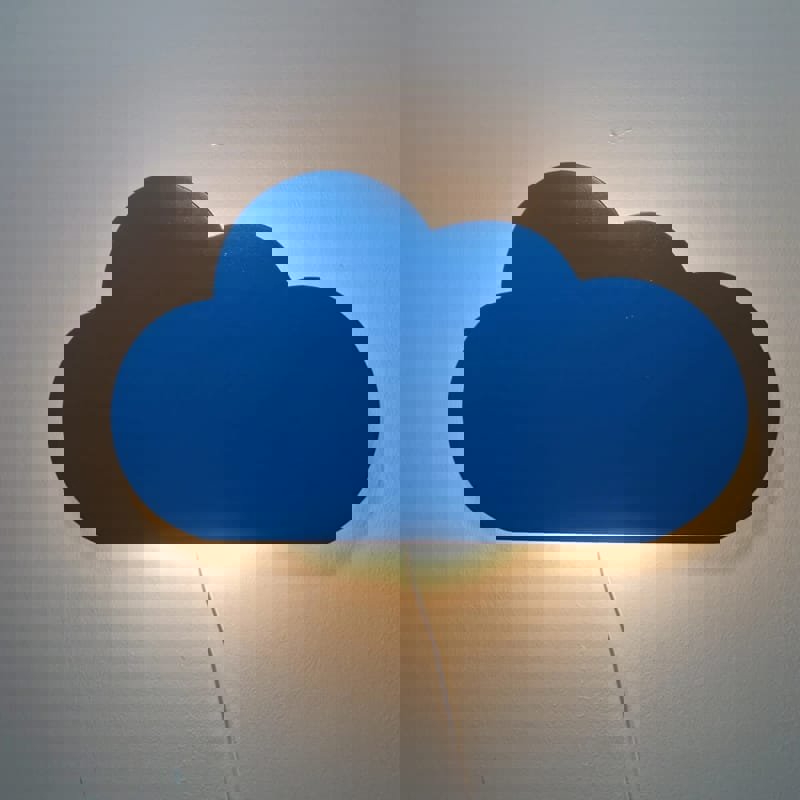 طرح چراغ دیواری به شکل ابر ، چراغ اتاق کودک مناسب برای استفاده در دستگاه های cnc چوب و cnc لیزر - laser cut cloud shaped wall lamp kids room lamp light