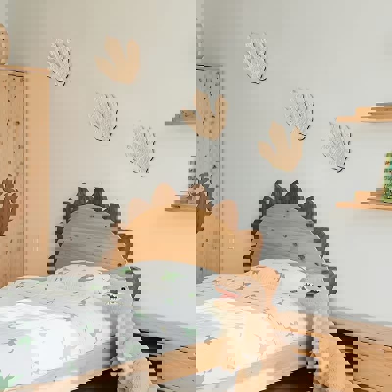 طرح دکور دیواری دایناسور چوبی طرح ردپای دایناسور مناسب برای استفاده در دستگاه های cnc چوب و cnc لیزر - laser cut wooden dinosaur footprints dinosaur wall decor