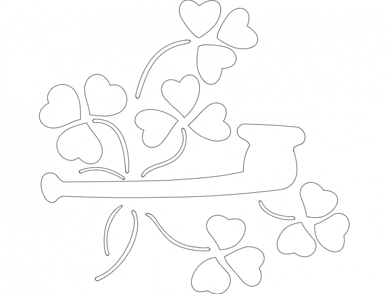 طرح مربوط به جشن شماره ۱۶ مناسب برای استفاده در دستگاه های cnc چوب و cnc لیزر - festive stuff 16 dxf file