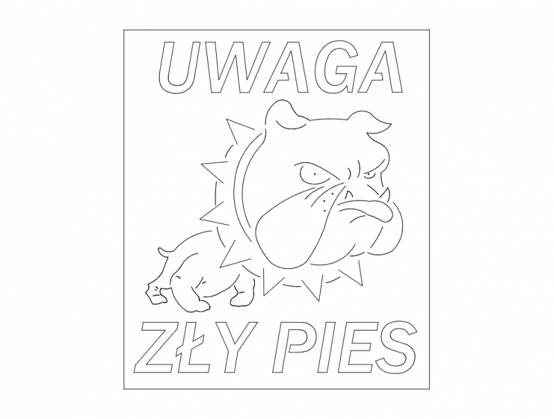 طرح توجه: سگ زرد فرز 2 5 میلی متری مناسب برای استفاده در دستگاه های cnc چوب و cnc لیزر - Design and vector for CNC machine