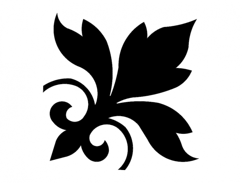 طرح زینت شماره 06 مناسب برای استفاده در دستگاه های cnc چوب و cnc لیزر - ornament 06 dxf file