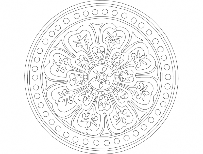 طرح ۱ مناسب برای استفاده در دستگاه های cnc چوب و cnc لیزر - design 1 dxf file