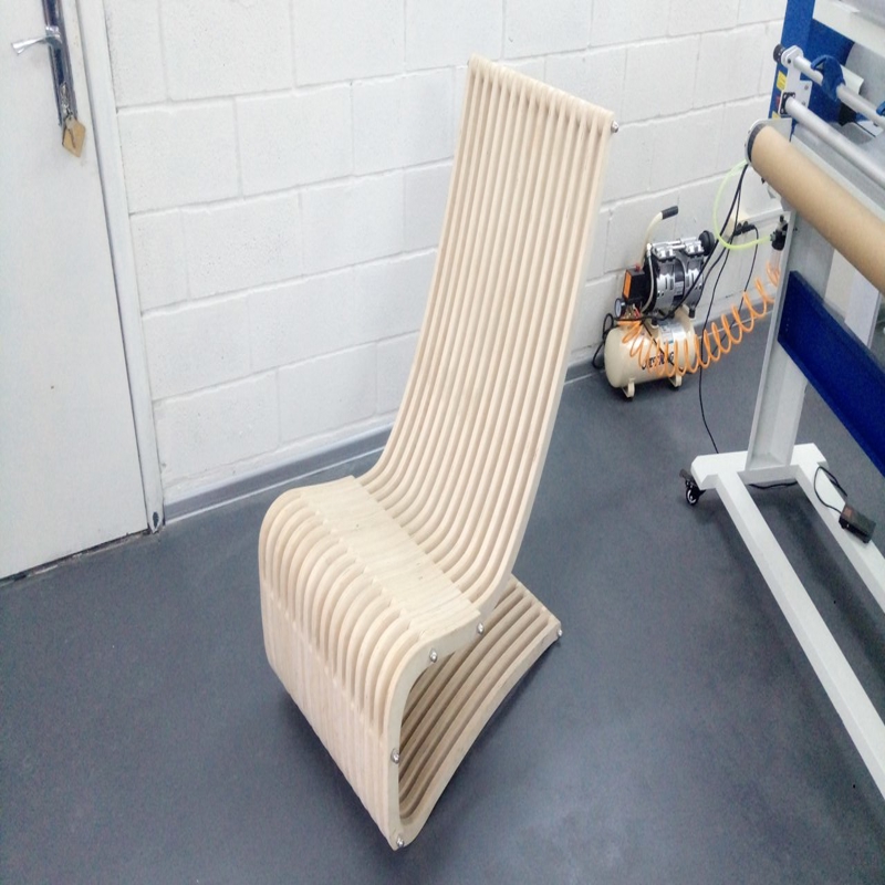 طرح صندلی، تخته سه لا ۱۸ میلی‌متر مناسب برای استفاده در دستگاه های cnc چوب و cnc لیزر - kreslo fanera 18mm cdr file