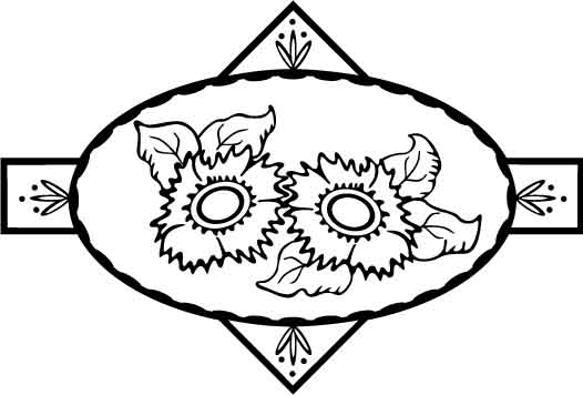 طرح فایل eps و png طرح گل آفتابگردون شماره ۲۶ مناسب برای استفاده در دستگاه های cnc چوب و cnc لیزر - sun flower 26 eps file