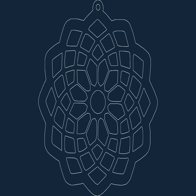 طرح گل مناسب برای استفاده در دستگاه های cnc چوب و cnc لیزر - flower design dxf