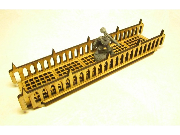 طرح مسیر ۲۰×۴ - ۱، ضخامت ۴ میلی‌متر مناسب برای استفاده در دستگاه های cnc چوب و cnc لیزر - walkway 20x4 1 4mm cdr file