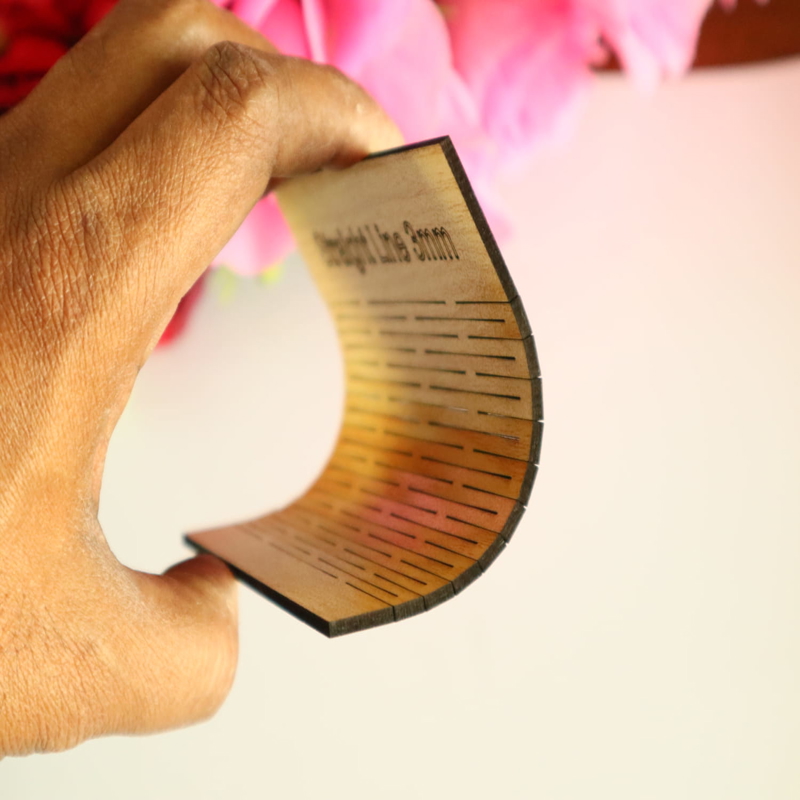 طرح لولای نشیمن با خط مستقیم با ضخامت 3 میلی‌متر مناسب برای استفاده در دستگاه های cnc چوب و cnc لیزر - laser cut living hinge pattern straight line 3mm cdr file