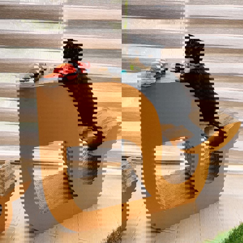 طرح خراشنده گربه مقوایی طرح نهنگ برای خانه گربه غار گربه مناسب برای استفاده در دستگاه های cnc چوب و cnc لیزر - laser cut whale shaped cat cave cat house cardboard cat scratcher