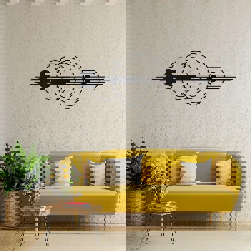 طرح هنر دیواری هندسی انتزاعی مناسب برای استفاده در دستگاه های cnc چوب و cnc لیزر - laser cut abstract geometric wall art