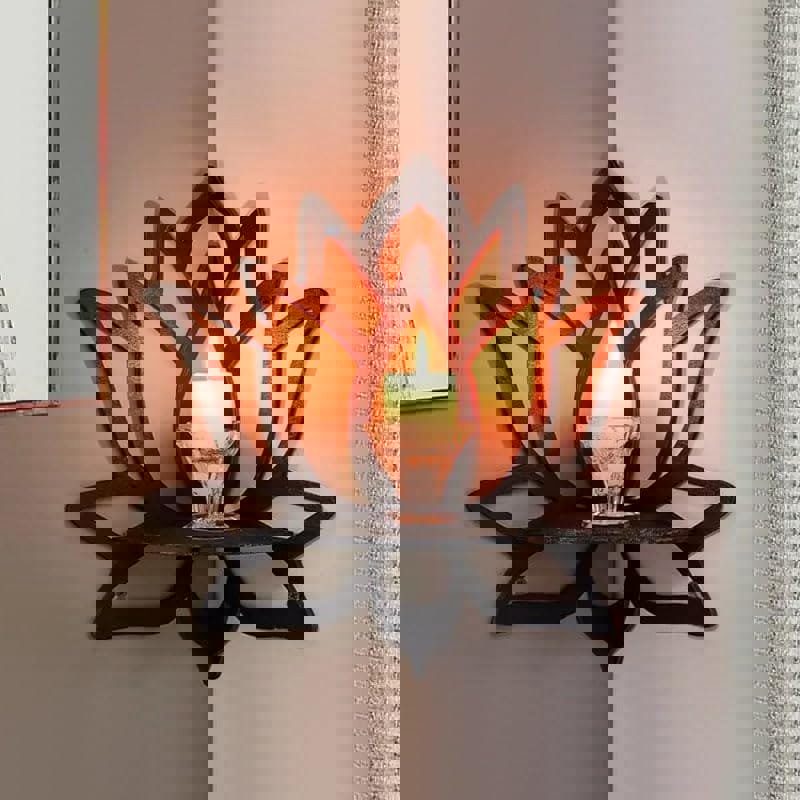 طرح قفسه دیواری چوبی لوتوس ، قفسه شناور گوشه لوتوس مناسب برای استفاده در دستگاه های cnc چوب و cnc لیزر - laser cut wooden lotus wall shelf lotus corner floating shelf