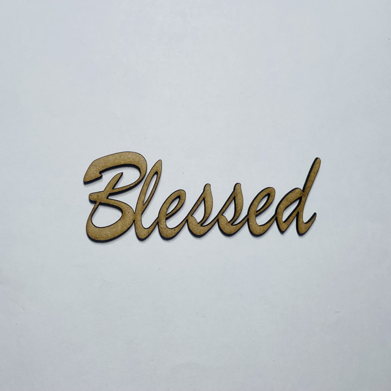 طرح چوب مناسب برای استفاده در دستگاه های cnc چوب و cnc لیزر - laser cut blessed wood cutout unfinished wood craft blank cdr file