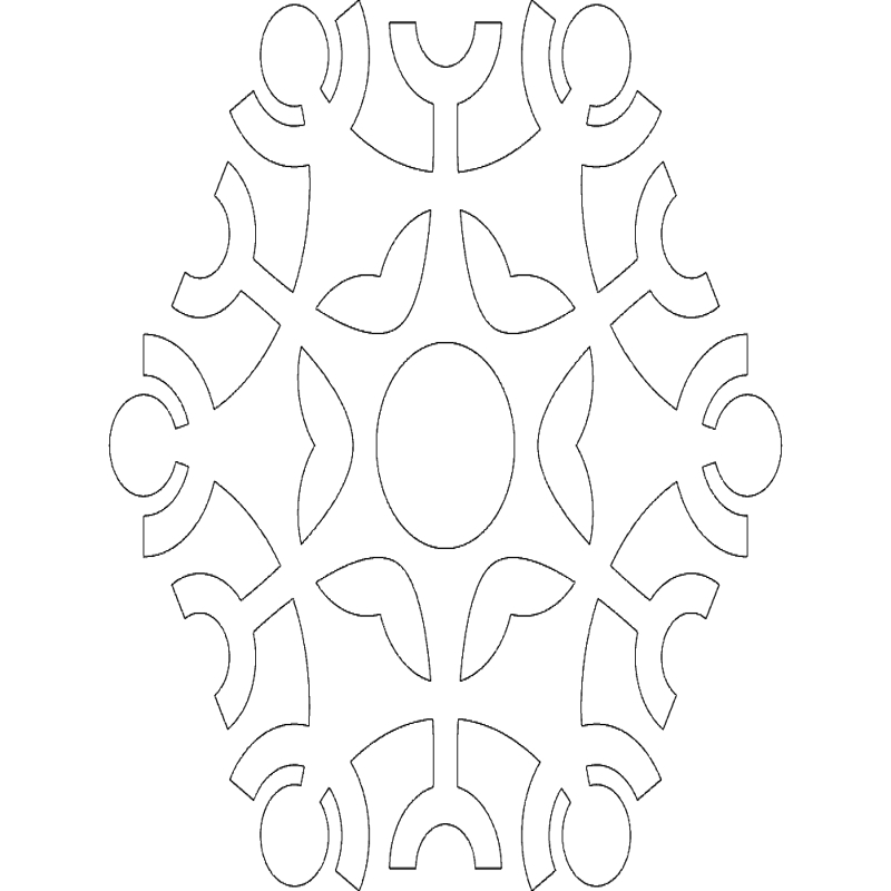 طرح ۴۲۳ مناسب برای استفاده در دستگاه های cnc چوب و cnc لیزر - design 423 dxf file