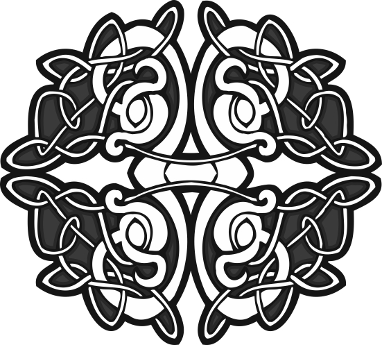 طرح فایل وکتور طرح دایره سلتیک مناسب برای استفاده در دستگاه های cnc چوب و cnc لیزر - circle celtic design vector cdr file