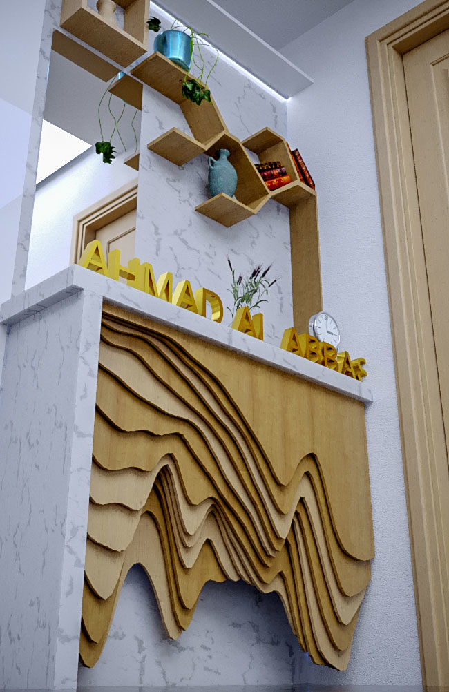 طرح چوبی لایه باز مناسب برای استفاده در دستگاه های cnc چوب و cnc لیزر - laser cut layered wood artwork dxf file