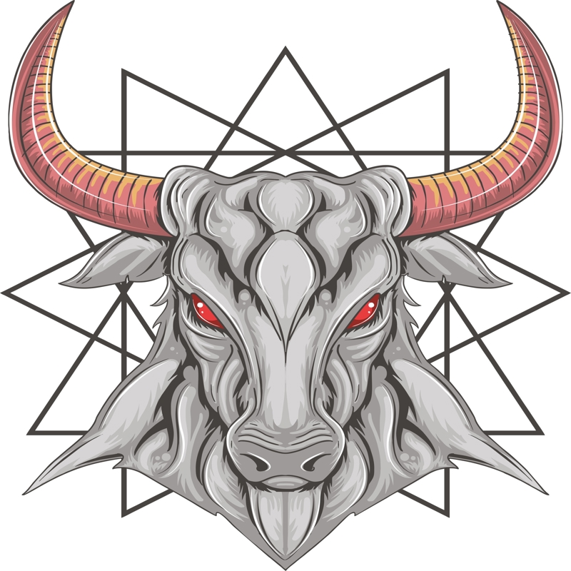 طرح تی شرت طرح گاو نر مناسب برای استفاده در دستگاه های cnc چوب و cnc لیزر - bull t shirt print design cdr file