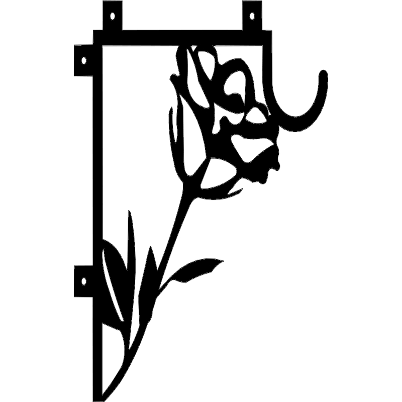 طرح آویز ۷ مناسب برای استفاده در دستگاه های cnc چوب و cnc لیزر - hanger 7 dxf file