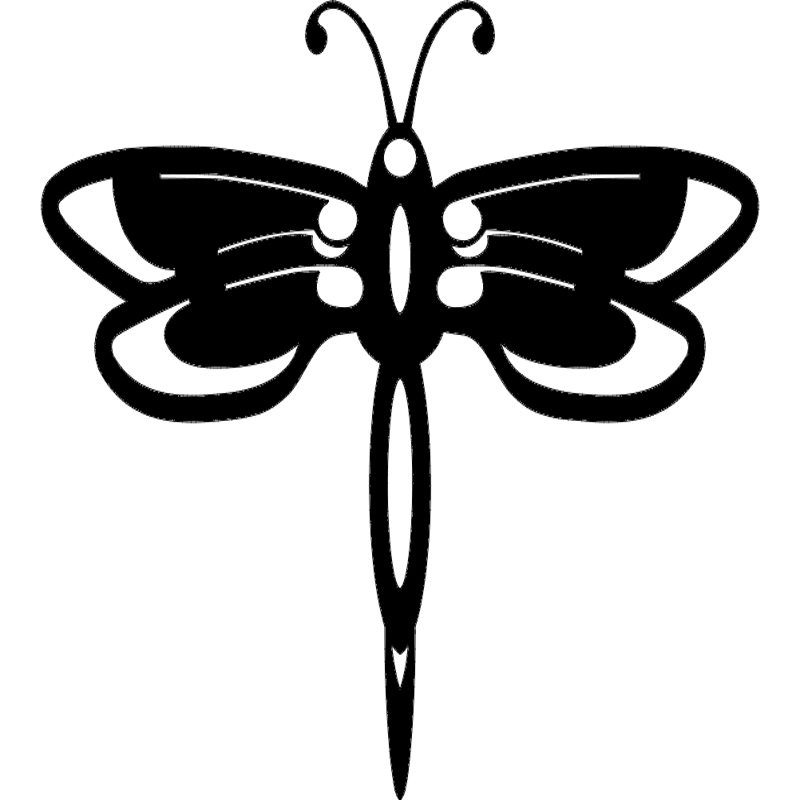 طرح پروانه مناسب برای استفاده در دستگاه های cnc چوب و cnc لیزر - butterfly dxf file