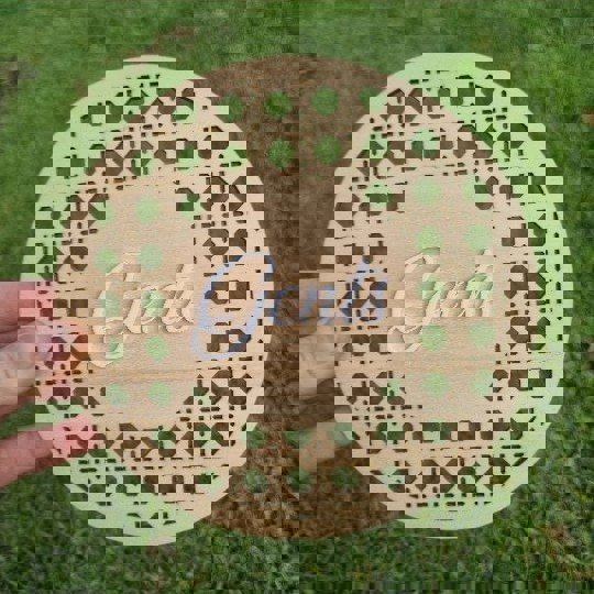 طرح تابلوهای حمام با الگوی خیزران مناسب برای استفاده در دستگاه های cnc چوب و cnc لیزر - laser cut rattan pattern bathroom signs