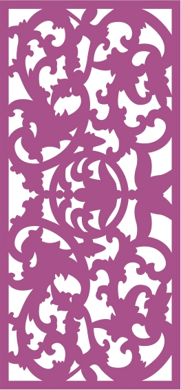 طرح پنل وکتوری بدون درز پژو 206 مناسب برای استفاده در دستگاه های cnc چوب و cnc لیزر - laser cut vector panel seamless 206 cdr file