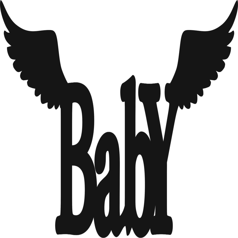 طرح فایل سی دی آر کودک مناسب برای استفاده در دستگاه های cnc چوب و cnc لیزر - baby cdr file