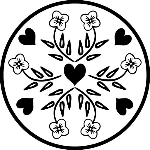 طرح گل شماره ۱۱، با پسوندهای eps و ai مناسب برای استفاده در دستگاه های cnc چوب و cnc لیزر - floral design 11 eps file