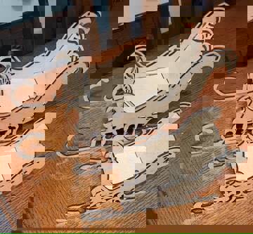 طرح سورتمه مناسب برای استفاده در دستگاه های cnc چوب و cnc لیزر - sleigh dxf file