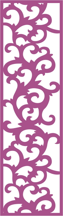 طرح پنل وکتور بدون درز شماره ۱۸۱ مناسب برای استفاده در دستگاه های cnc چوب و cnc لیزر - laser cut vector panel seamless 181 cdr file