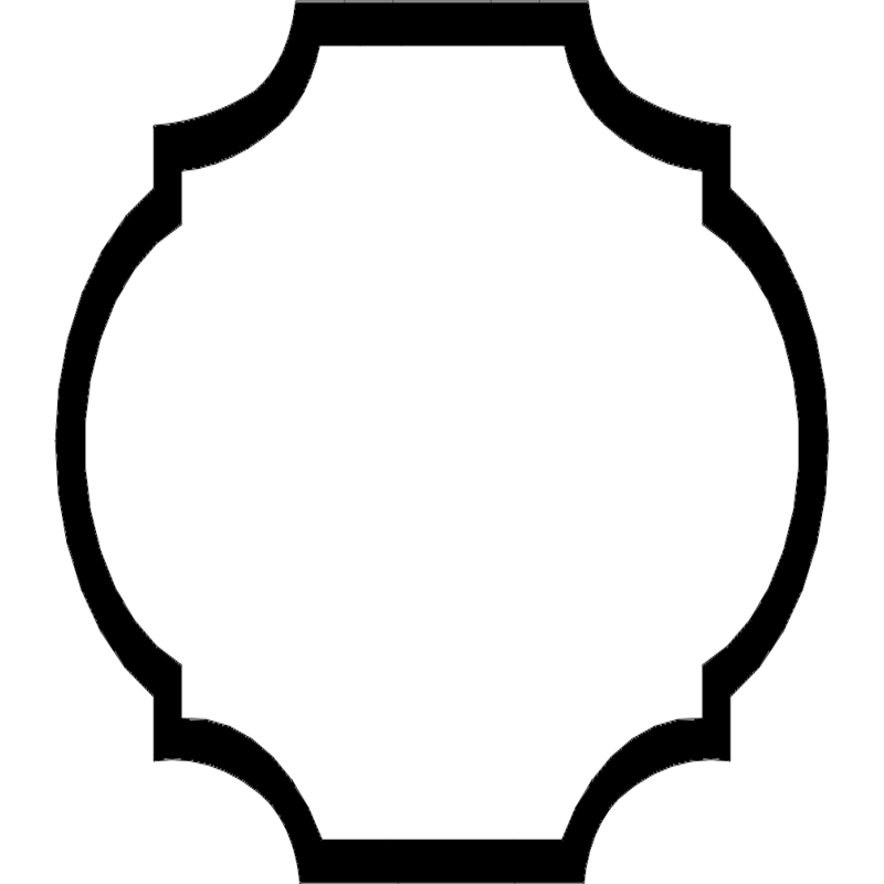 طرح پلاک علامت مناسب برای استفاده در دستگاه های cnc چوب و cnc لیزر - sign plate dxf file