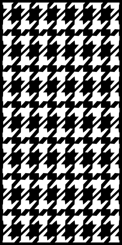 طرح بدون درز سگ شکاری مناسب برای استفاده در دستگاه های cnc چوب و cnc لیزر - houndstooth seamless pattern cdr file