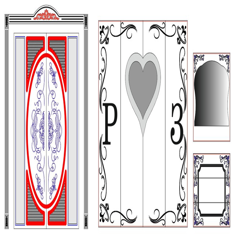 طرح اسپالنیا مناسب برای استفاده در دستگاه های cnc چوب و cnc لیزر - spalnya cdr file