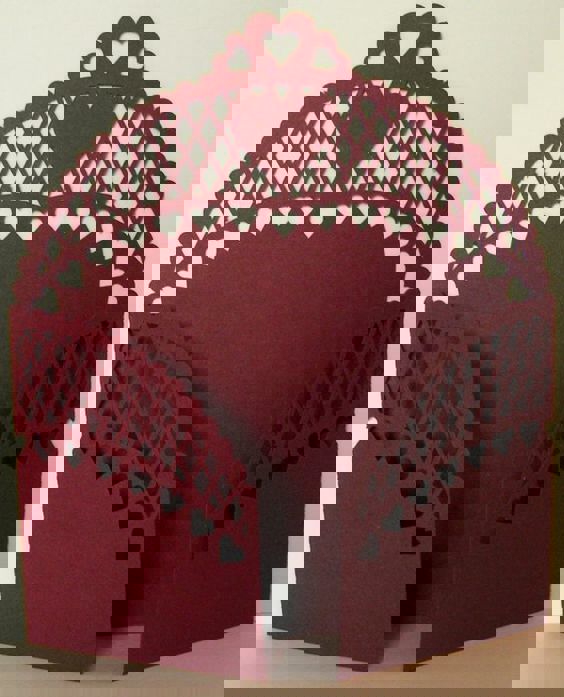 طرح کارت ویزیت تاشو شماره ۱۶ مناسب برای استفاده در دستگاه های cnc چوب و cnc لیزر - gate fold card 16 dxf file