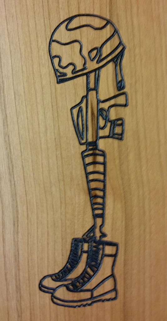 طرح چکمه تفنگ کلاه ایمنی مناسب برای استفاده در دستگاه های cnc چوب و cnc لیزر - helmet rifle boots dxf