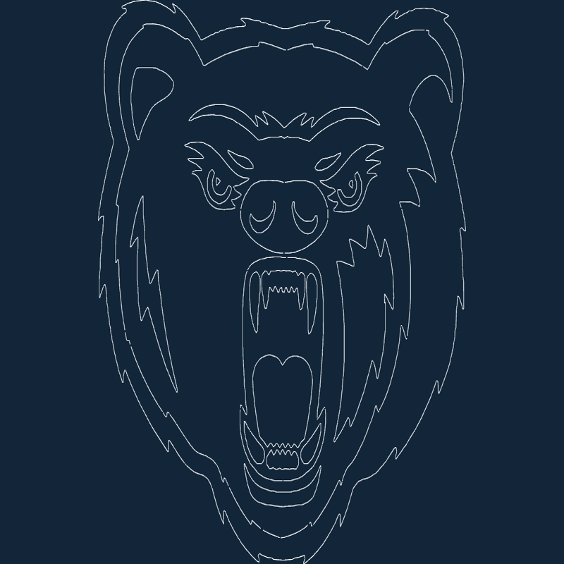 طرح بدون مناسب برای استفاده در دستگاه های cnc چوب و cnc لیزر - unc dxf