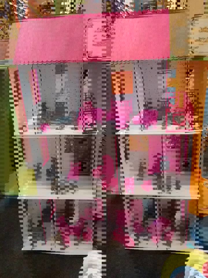 طرح خانه عروسکی ۹۸۱ ملبا دومنک مناسب برای استفاده در دستگاه های cnc چوب و cnc لیزر - doll house 981 melba domenech dxf