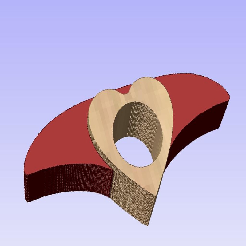 طرح جای کتاب شستی مناسب برای استفاده در دستگاه های cnc چوب و cnc لیزر - thumb book holder dxf