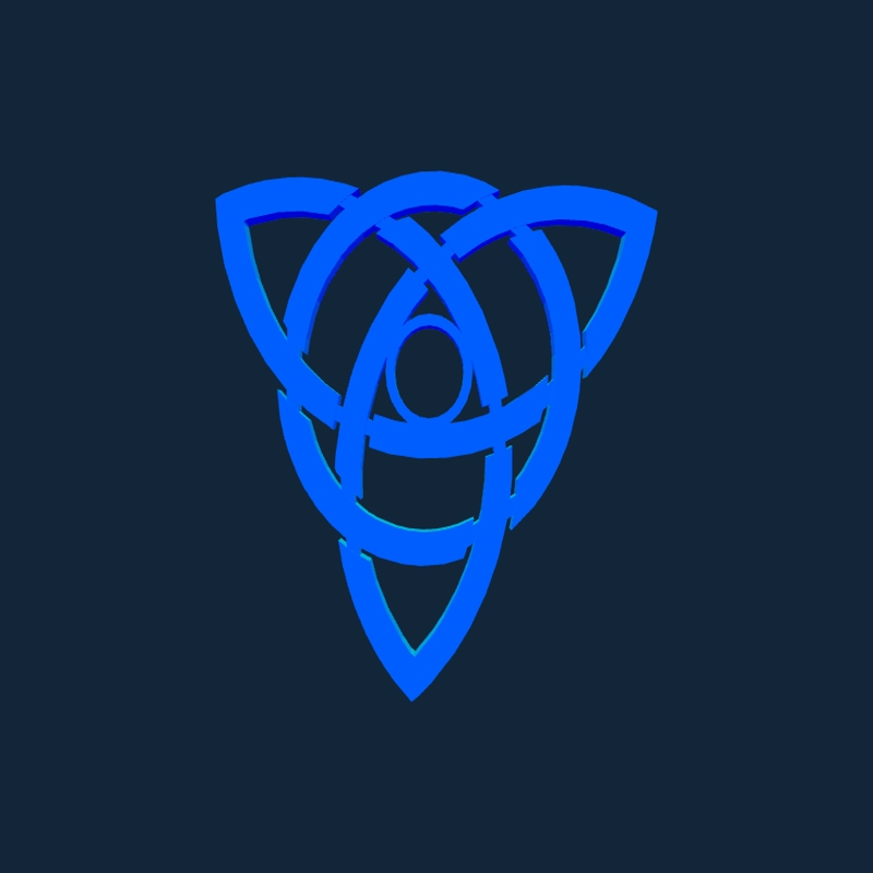 طرح چرخنده گره سلتیک مناسب برای استفاده در دستگاه های cnc چوب و cnc لیزر - celtic knot spinner stl file