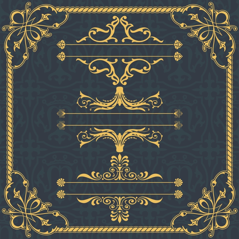 طرح با پسوندهای eps و ai و قاب حاشیه هنری دکو مناسب برای استفاده در دستگاه های cnc چوب و cnc لیزر - art deco border frame eps file