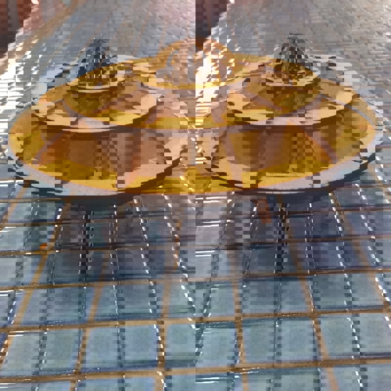 طرح پازل سه بعدی بشقاب پرنده مناسب برای استفاده در دستگاه های cnc چوب و cnc لیزر - laser cut ufo 3d puzzle cdr file