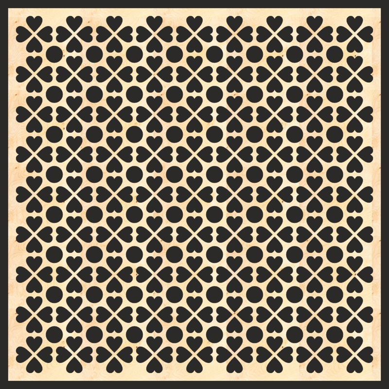 طرح و الگوی تخته مشبک تزئینی مناسب برای استفاده در دستگاه های cnc چوب و cnc لیزر - decorative grille panel board pattern cdr file