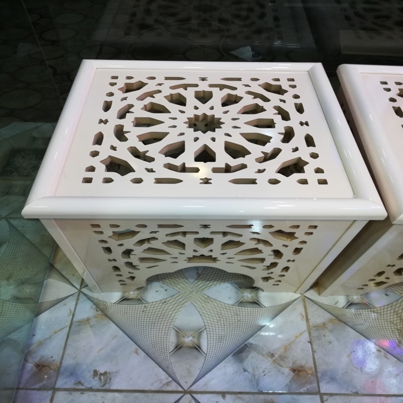 طرح چهارپایه دکوراتیو مناسب برای استفاده در دستگاه های cnc چوب و cnc لیزر - laser cut decorative stool side table cdr file